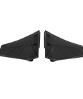 Pair Of Durable Hydrofoil Stabilizer Fins For 4-50HP Outboard Engines, ABS Plastic Black, Boost Stability, Cut Drag, Easy Install, Quick Mount For Marine Boats, Rugged Performance Boost