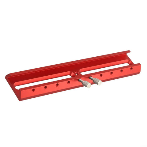 Rock Solid Aluminum Rail Bar Telescope Mounting Plate With Dovetail Finderscope Base, 220mm slot, red aluminum plate