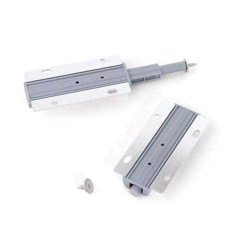 16 Piece Aluminum Alloy And Plastic Cabinet Door Catch Set Magnetic Closer For Wardrobe And Furniture Push To Open Latch Hardware
