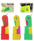 Automatic Needle Threader Set For Sewing Machines And Hand Embroidery Ultra Handy Mini Portable Tool With Three Random Color Threaders