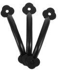 Vintage Black Alloy Drawer Pull Handles Set Of 3 With Screws For Cabinets Wardrobes Jewelry Boxes And Doors No Fuss Install