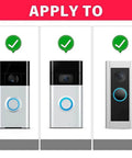 Doorbell Screw Replacement Set For Video Doorbells Includes Twenty Screws In Four Types With Four Of Each Size Short And Long T16 And T5 Compatible With Video Doorbell 2 And Doorbell Pro HeavyDuty Industrial Hardened Carbon Steel Construction DIY Install apply to compatible video doorbells.