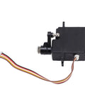 Premium Five Wire RC Servo Motor Serving Up Smooth Operator Handling And Straight Talk Precision For 1/18 Scale Rigs side view with wires