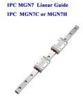 7mm Linear Rail Guide With Mgn7c Block Set For Smooth CNC Machine Carving Projects, showing MGN7 linear guide and block.