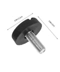 Adjustable Feet Levelers For Chairs Table Legs And Stools M6 Screw On Furniture Glides with metal screw and plastic base