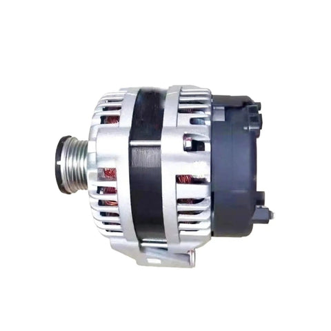 Side view of Diesel Optimized Car Alternator Kit Compatible With SsangYong Actyon Kyron Rexton A6651540202, marine-grade aluminum
