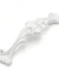 Antique Style Cabinet Hardware Set White Six Pack Old School Vintage Drawer Pulls For Dresser Nightstand 3 Inch Hole Centers