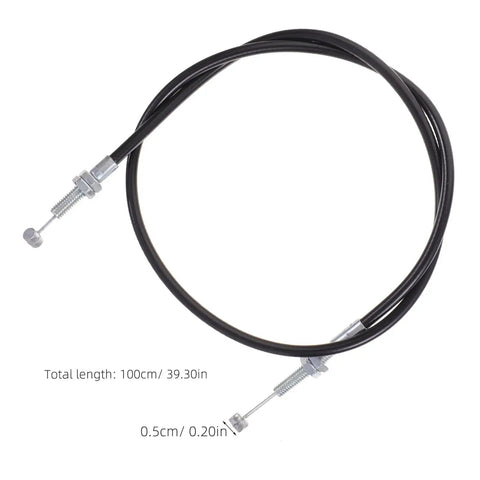 Heavy Duty Recliner Release Pull Replacement Cable, 39 Inch Length, metal core, black cable for sofa chairs