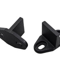 Heavy Duty Sliding Barn Door Anti Swing Stoppers With Screws Set Of 2 In Black, Durable Carbon Steel Hardware