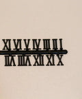 DIY Clock Numerals Replacement Kit Black Arabic And Roman Numbers For Quartz Wall Clocks, Durable Plastic Parts, Roman numerals