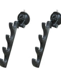 Adjustable Horizontal Fishing Rod Rack With Suction Cup Mount For Car Truck SUV Boat Holds Four Rods Easy To Install