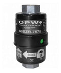 68EZR7575 Three Quarter Inch Reconnectable Fuel Breakaway Valve with zinc zamak body, double poppet design, push twist technology