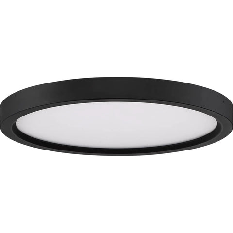 Outskirt Modern Lit Flush Mount Ceiling Light LED 15 Watts One Light Oil Rubbed Bronze Fixture clean minimalist design