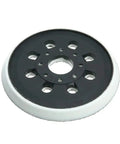 4 Pack 5 Inch Orbital Sander Replacement Pads With Snap-On Soft Interface For Ex125-1AE GEX125-1AE Sanders showing black and white round pad