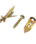 Self Drilling Drywall Anchor Kit With Heavy Steel Anchors And Screws 30 Or 50 Pack Quick Install For Drywall Mounts, steel anchors and screws