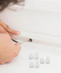 Get A Sweet Deal On This 80 Pcs White Nylon Cabinet Expansion Plug Set, The Ultimate Threaded Inserts Furniture Repair Kit For Solid Wood Screws And Hinge Mounting Jobs That Truly Hold Tight So You Can Fix Any Damaged Cabinet Without Stress Or Hassle At. white nylon expansion plugs for cabinet hinge repair in wood