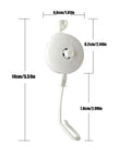 Adjustable Plant Support Hanger Kit No Fuss 10 Pack For Garden And Balcony Climbing Plants with dimensions and pulley visible