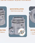 Heavy Squeeze Connector Fittings Three Quarter Inch Zinc Alloy Plug And Play Plumbing Hose Adapters for quick installation.