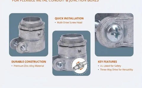 Heavy Squeeze Connector Fittings Three Quarter Inch Zinc Alloy Plug And Play Plumbing Hose Adapters for quick installation.