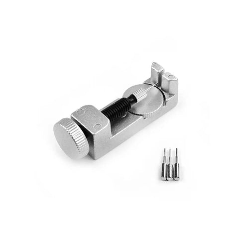 Stainless Steel Watch Spring Bar Set For Quick Strap Swaps Watch Band Pin Replacement Kit with tool and pins, DIY tool kit for watchmakers.