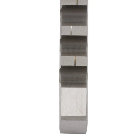 Half Inch D Type Keyway Broach Set High Speed Steel Manual Broaching Tool for precision metal cutting, close-up view