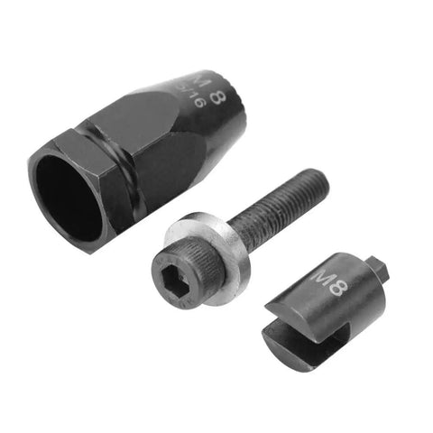 Heavy Duty Pneumatic Rivnut Head For M5 M6 M8 M10 Rivnut Tools Pull Setter Air Rivet Nut Head Replacement Part For Pneumatic Riveters Hexagonal Head Design Easy Install No Fuss Durability M8 size