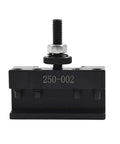 Front view of Findmall OXA #2 quick-change boring/turning tool holder 250-002 for lathe, black metal