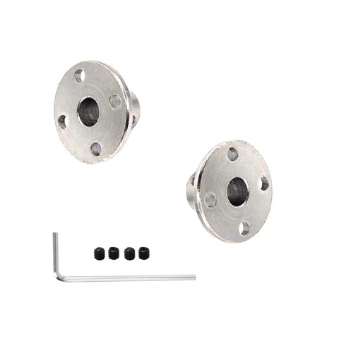 6mm Motor Shaft Couplers Set Metal Shaft Connectors With Allen Wrench And Locking Screws For DIY RC Model Motors Projects, precision design