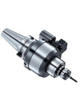 Top Shelf Pneumatic Spindle Speed Increaser For CNC Milling And Precision Lathe Operations BT50 Quick Swap Module with drill bit.