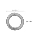 Heavy Duty Stainless Steel Split Lock Washer M6, 1cm size, used for securing bolts in workshop projects.