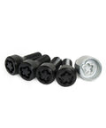 Heavy Duty Wheel Studs Locks Bolts Kit Replacement Fits F22 F87 Models From 2013 To 2018 Secure Anti Theft Stainless Steel Security Hardware For Quick Install And Reliable Performance On The Road, black and silver wheel lock bolts set