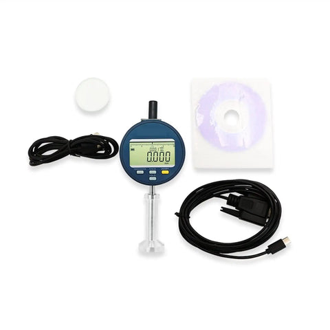 Pro Grade Portable Digital Surface Roughness Tester With 0 To 6.5mm Measuring Range Easy Carry Surface Profile Gauge For Sandblasting Coating Printing And Mechanical Processing High Precision Wide Range User Friendly with probe and USB cable