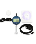 Rechargeable Surface Roughness Tester Digital Portable On The Go Meter With 0 To 6.5mm Range High Accuracy Surface Profile Gauge For Industrial Sandblasting Printing Coating And Mechanical Processing, with probe and cable