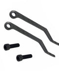 Tough As Nails Carbon Fiber Chain Catcher For Road Bikes includes two carbon fiber clips and mounting screws for secure installation.