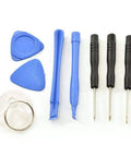 No Sweat Smartphone Fix Kit 8 In 1 Pro Cellphone Repair Tools with heavy duty suction cup and precision hex driver.