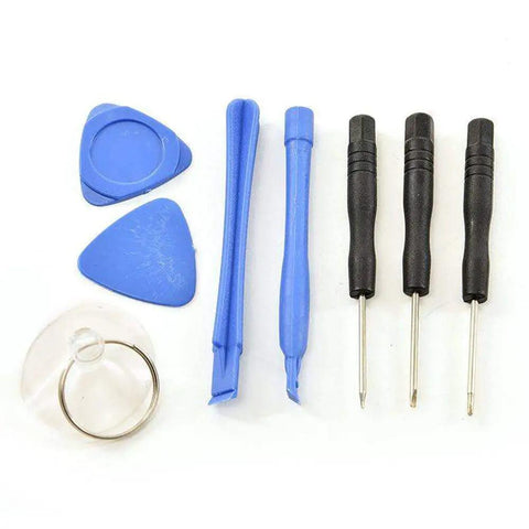 No Sweat Smartphone Fix Kit 8 In 1 Pro Cellphone Repair Tools with heavy duty suction cup and precision hex driver.