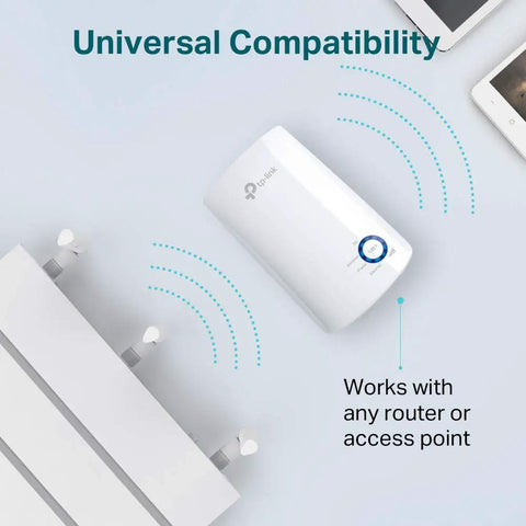 Top Shelf N300 WiFi Range Extender That Straight Up Kills Stubborn Dead Spots And Keeps Your Rig Running Tight Across The Whole House With Dedicated Ethernet Port For Lag Free Gaming