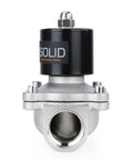 Heavy Duty 1 Inch Stainless Steel Electric Solenoid Valve 110VAC Normally Closed For Air Water Gasoline Diesel Fuel And More