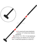 9 Pcs Vacuum Attachments Kit For One And One Quarter Inch And One And Three Eighths Inch Vacuum Hoses extension wand with brush