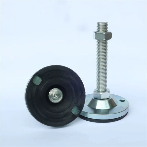 Badass Heavy Duty Leveling Feet 4 Pack Thick Carbon Steel Machine Legs With Threaded Lifters showing adjustable leveling feet.