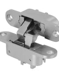 Two Pack 180 Degree Concealed Cross Door Hinge Set Zinc Alloy Invisible Hinge for Cabinets Cupboards and Gates view
