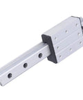 300mm Linear Motion Rail With External Biaxial Guide Block For Robotics And Precision Equipment, pro grade metal rail