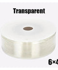 Smooth Operator Polyurethane Air Hose For Pneumatic Tools And Compressors 6Mm X 4Mm Heavy Duty roll showing transparent tubing.