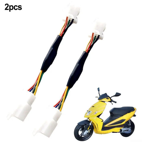 Tough As Nails Electric Motor Hall Sensor And 5 Line 60 To 120 Degree PCB Adapter Waterproof Conversion For Ebike Controller Repair and Scooter Parts Sweet Upgrade Fit, showing two wire connectors.