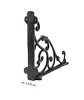 Heavy Lifters Cast Iron Shelf Brackets 2 Pack wall mounted vintage decorative support with detailed scroll design.
