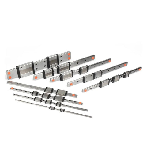 Mini MGN Linear Rail Slide Block For 3D Printer For DIYers Compatible With 34mm 44mm 50mm And 100mm Guide Rails, shown with MGN rails