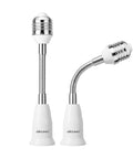 Flexible E26 Socket Extender 6.1 Inch All Directional Adjustable Adapter for Lamp Bulbs Standard Light Socket Extension Converter 2 Pack
