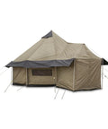 Base Camp Tent For All Weather Adventures With Stove Jack Four Season Camping For Hiking And Hunting Ultra Spacious 14 Ft Diameter Shelter