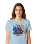 Ultimate Mechanical Blueprint T Shirt For Engineers And Gear Heads Who Love Machine Art Perfect Gift For DIY Makers And Tech Nerd With Clean Front Print, light blue, unisex cotton tee.