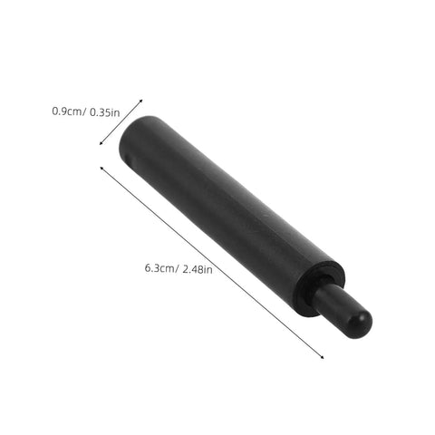 Smooth As Butter Soft Close Dampers 6 Pack Hydraulic Buffer Inserts For Drawers Heavy Duty Shock Absorbers Quiet Closure Easy Install And Mount Kitchen Cabinet Hardware Upgrade, black hydraulic buffer insert 6.3cm/2.48in.